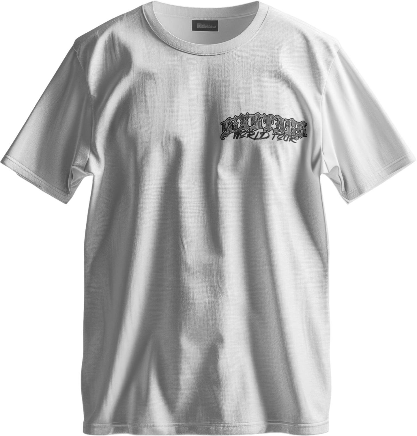 SIXSTARS “World Tour” Tee – White/Grey/Black
